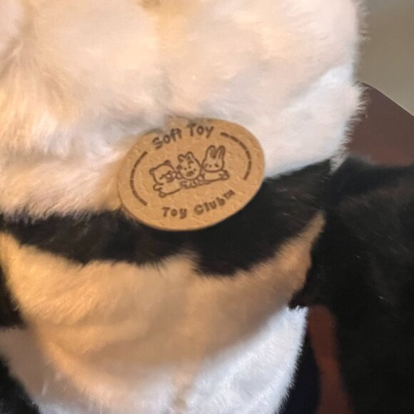 Soft Toy Club Panda Bear Plush Black & White Stuffed Animal 13" Cuddly Collectib - Picture 6 of 8